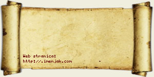 Jana Bunjevac vizit kartica